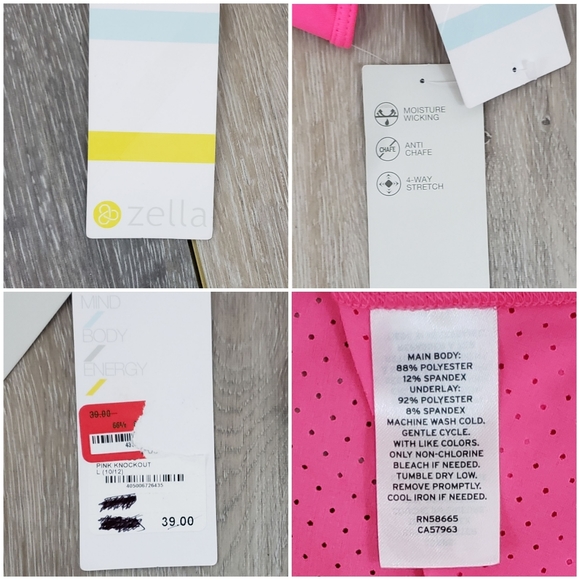 Zelle Tank Top with Bra Jogging Athletic Wear - Picture 7 of 7